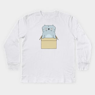 Cat Box Kids Long Sleeve T-Shirt